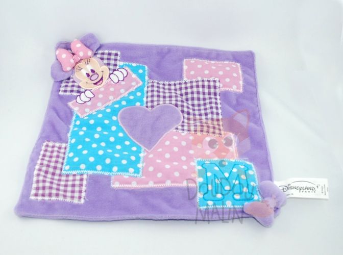 Disney Minnie Doudou Plat Minnie Violet